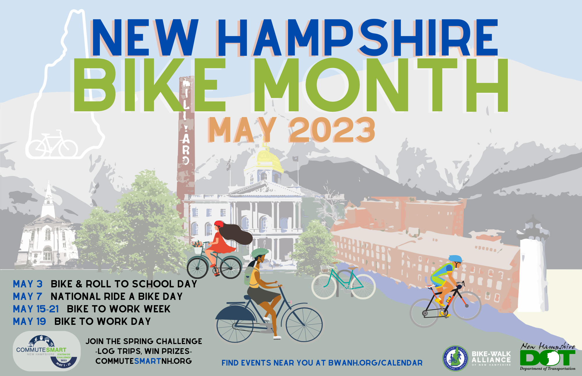 May is New Hampshire Bike Month